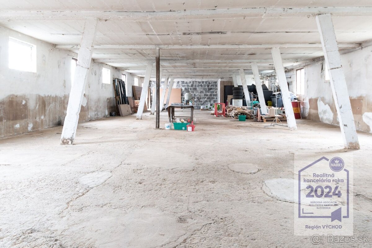 Skladové priestory - 330 m2, Nižná Hutka