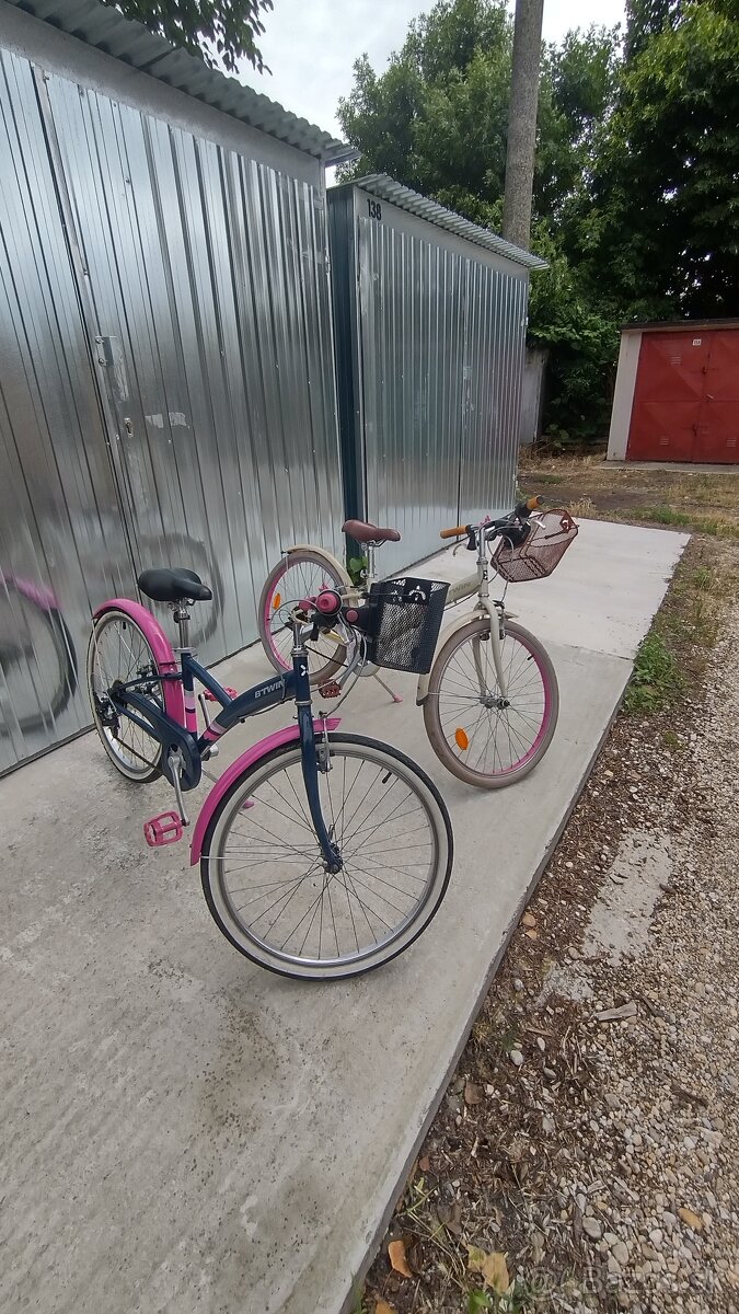 Predám 2 x bicykel Btwin kolesá 24 .