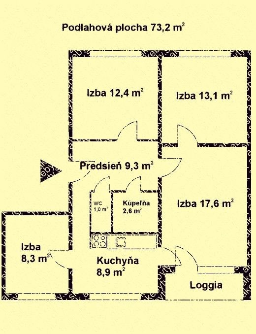 novo zrekonštruovaný 4 izb. byt, Poloreckého ul.