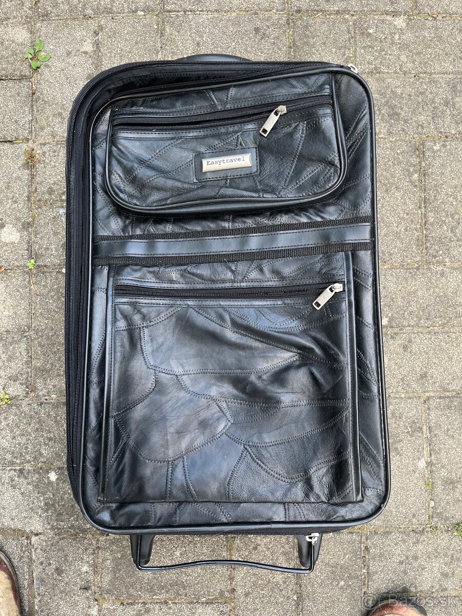 Kožený kufor Easytravel