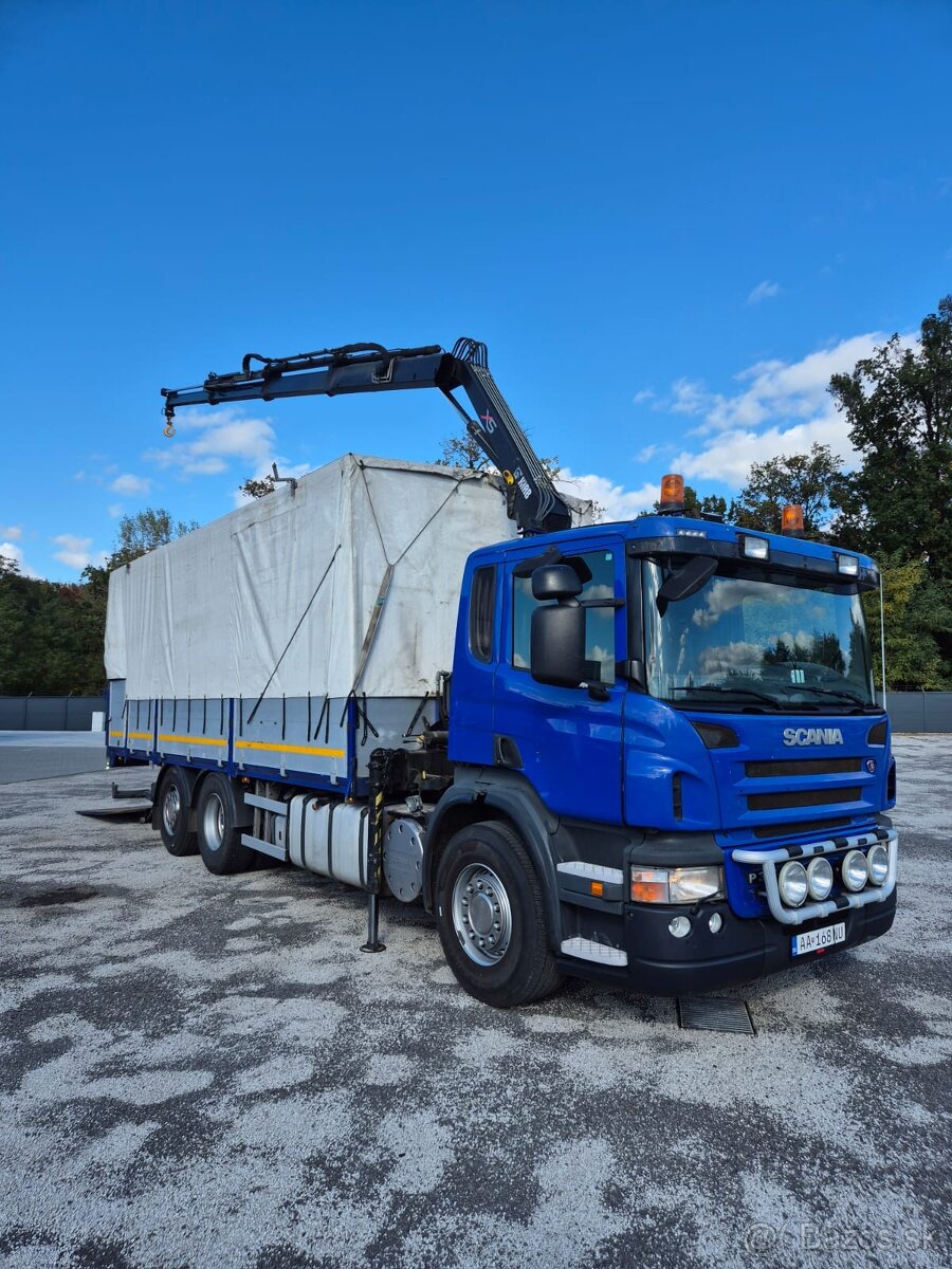 SCANIA P310 6X2 VALNIK + HR RUKA + HR čelo dalkové ovl.