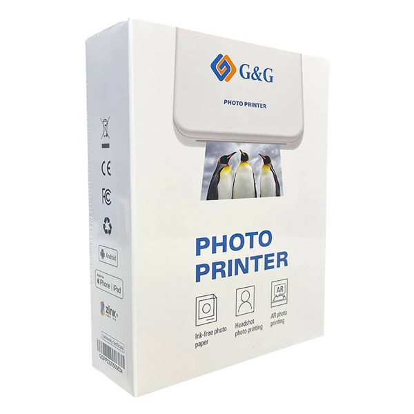 Tlačiareň G&G PP023 Photo Printer ZINK®