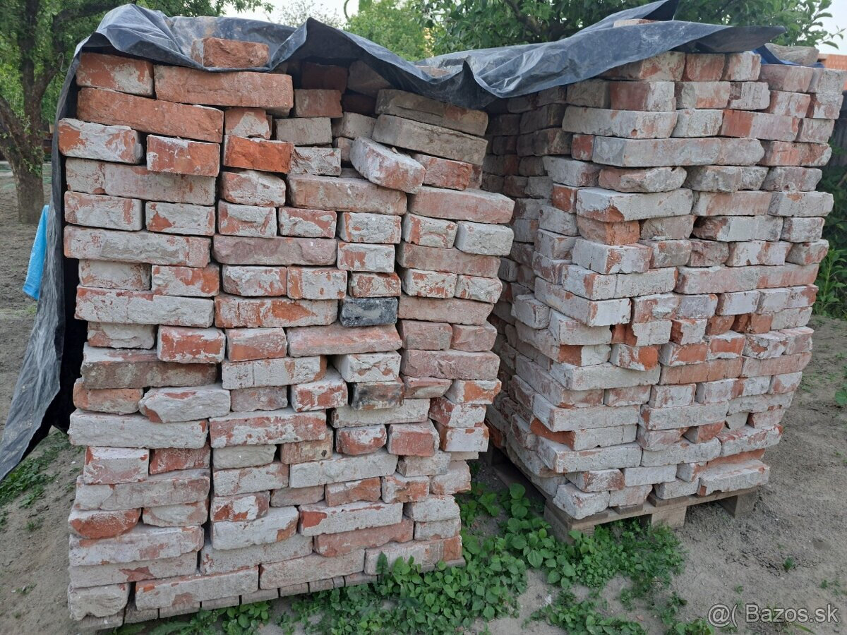 Červená pálená tehla - 2 palety