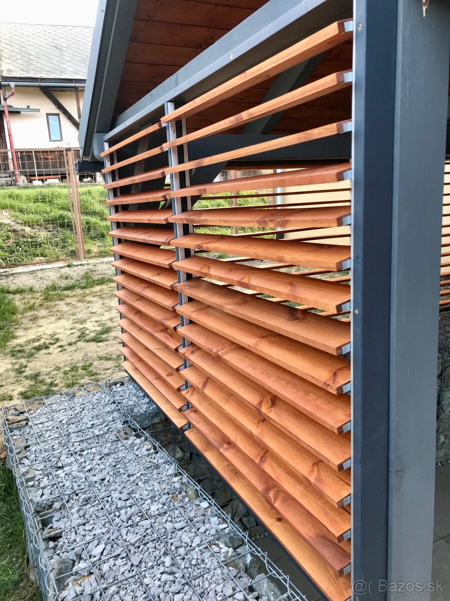 Otočné Žaluzie Slnolamy Pergoly Altánky Terasy Prístrešky