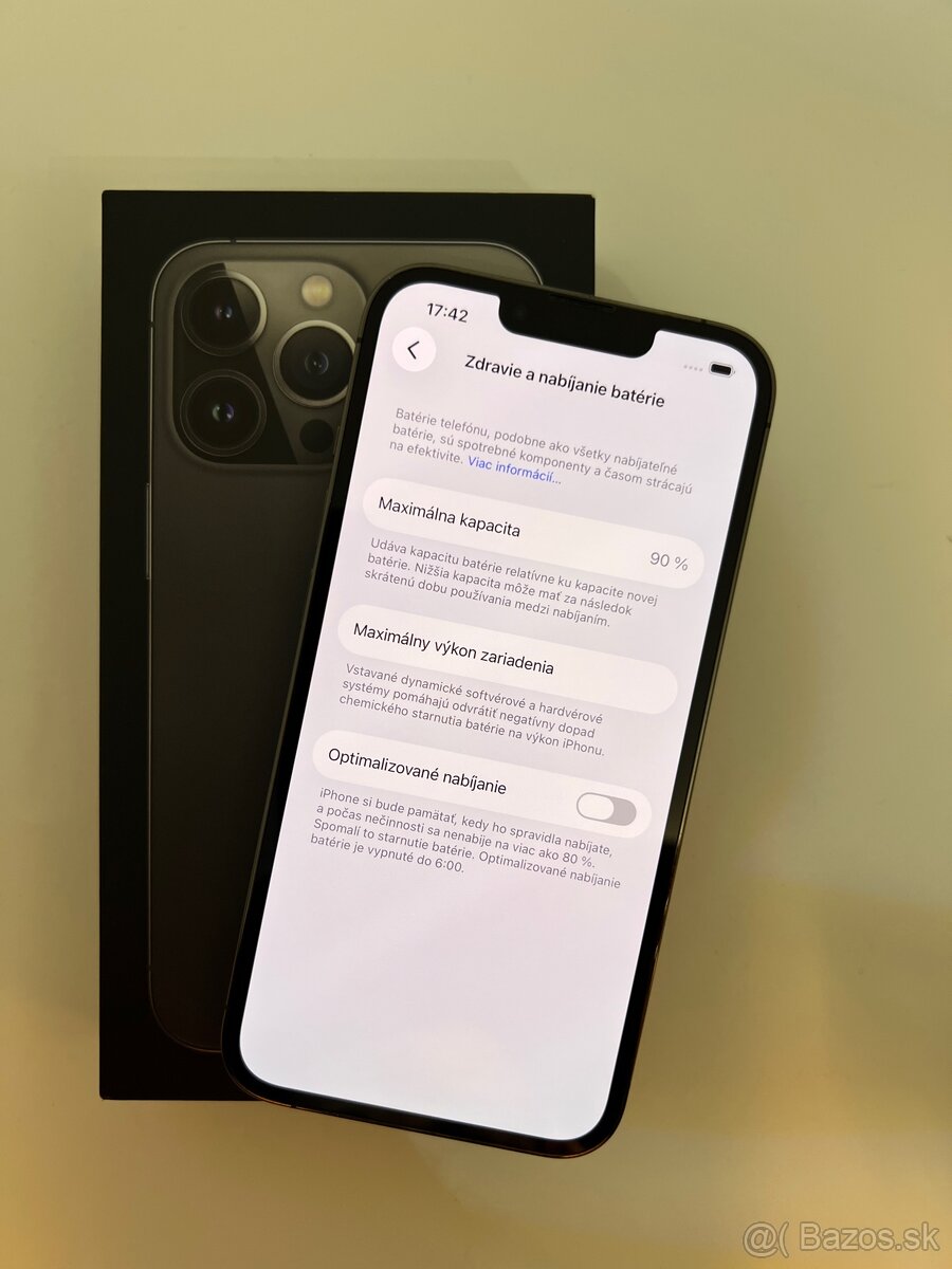 IPHONE 13 PRO GRAPHITE 256GB ZÁRUKA - VEĽMI PEKNÝ STAV
