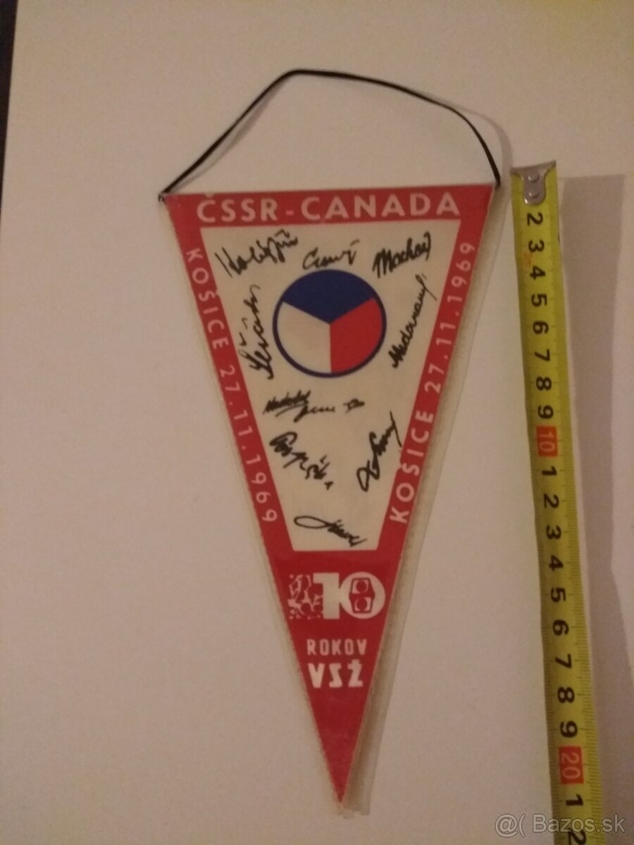 Vlajka ČSSR-KANADA.