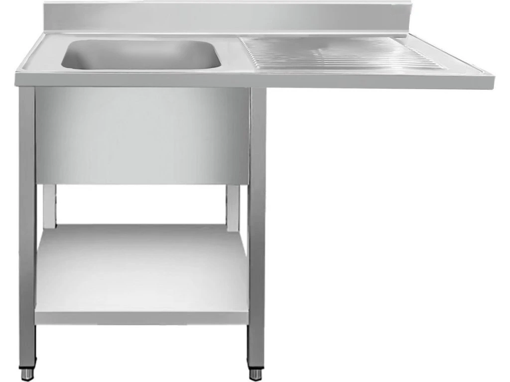 Nerezový jednodřez s odkapávací plochou