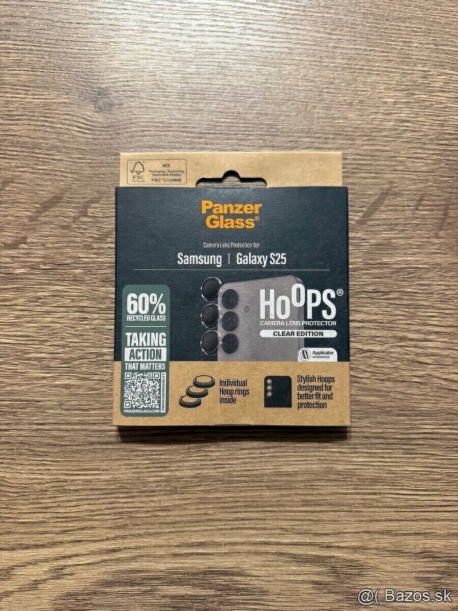 PanzerGlass Hoops Samsung Galaxy S25 - Black