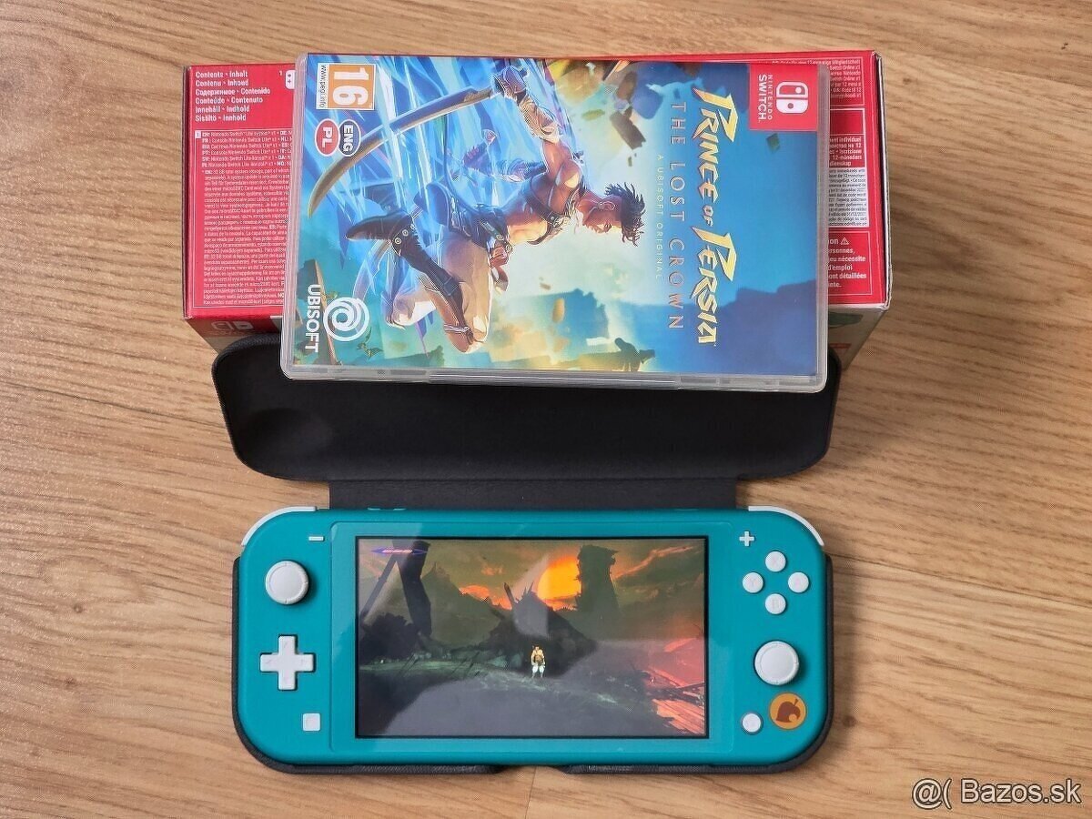 Nintendo Switch Lite + hra + originál kryt