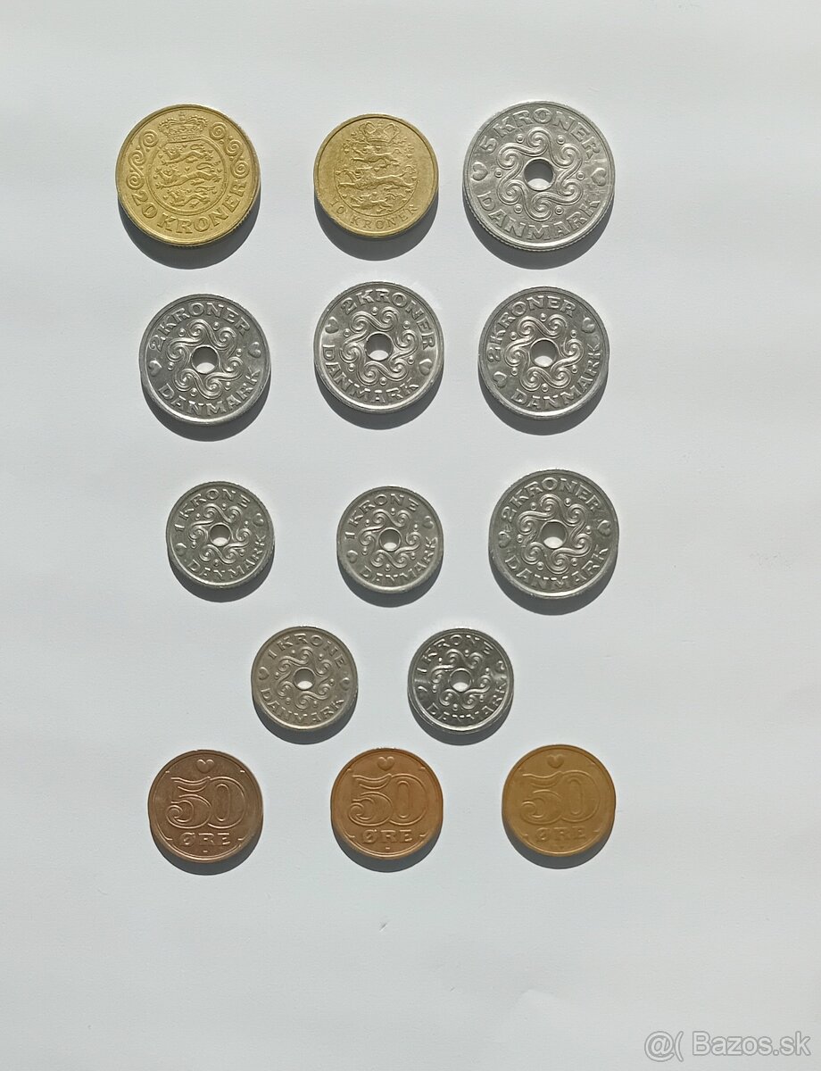 Mince Dánsko, Nórsko, Švédsko