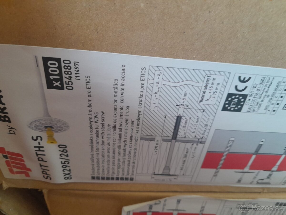 Fasadne kotvy Bravoll 80×295mm