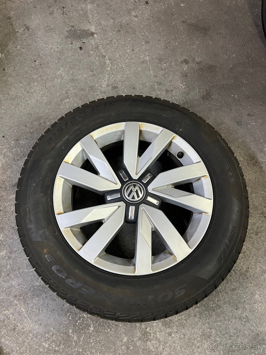 Originál WV elektróny r16 + 2ks gumy