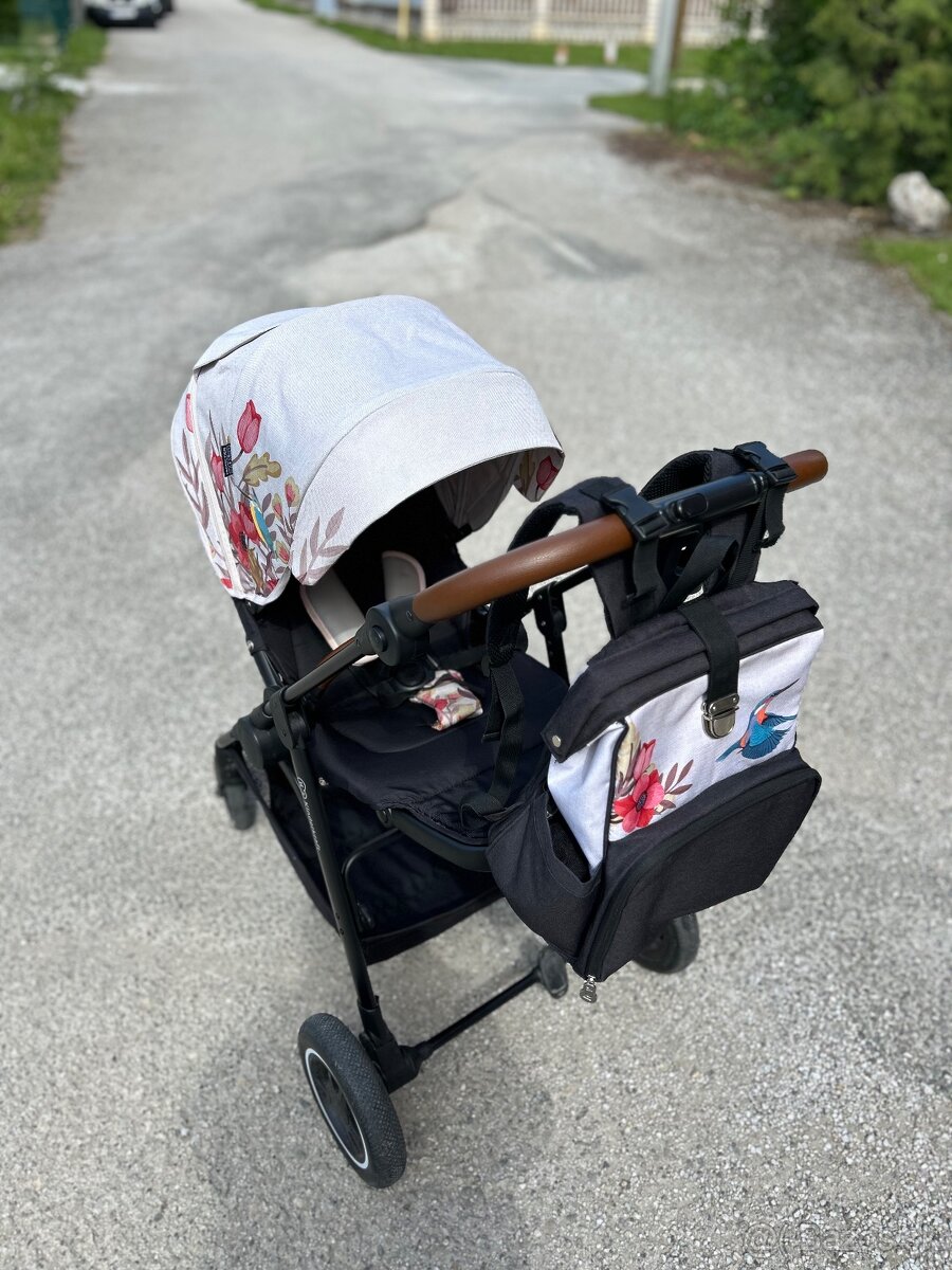 Športový kočík Kinderkraft All Road - BIRD PATTERN