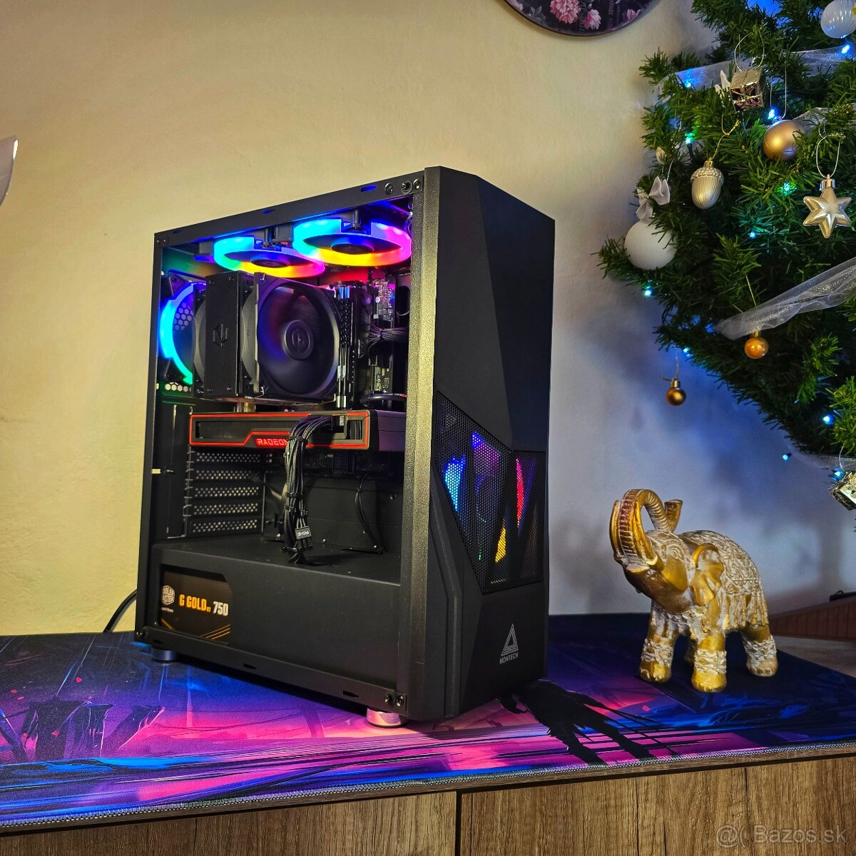 Spoľahlivý herný PC Ryzen 5 + RX 6700 XT