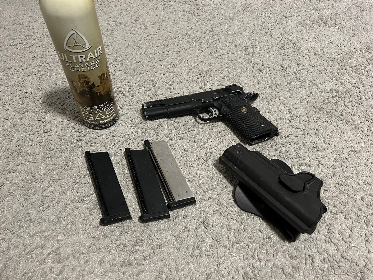 Predám airsoftovú pištoľ WE 1911