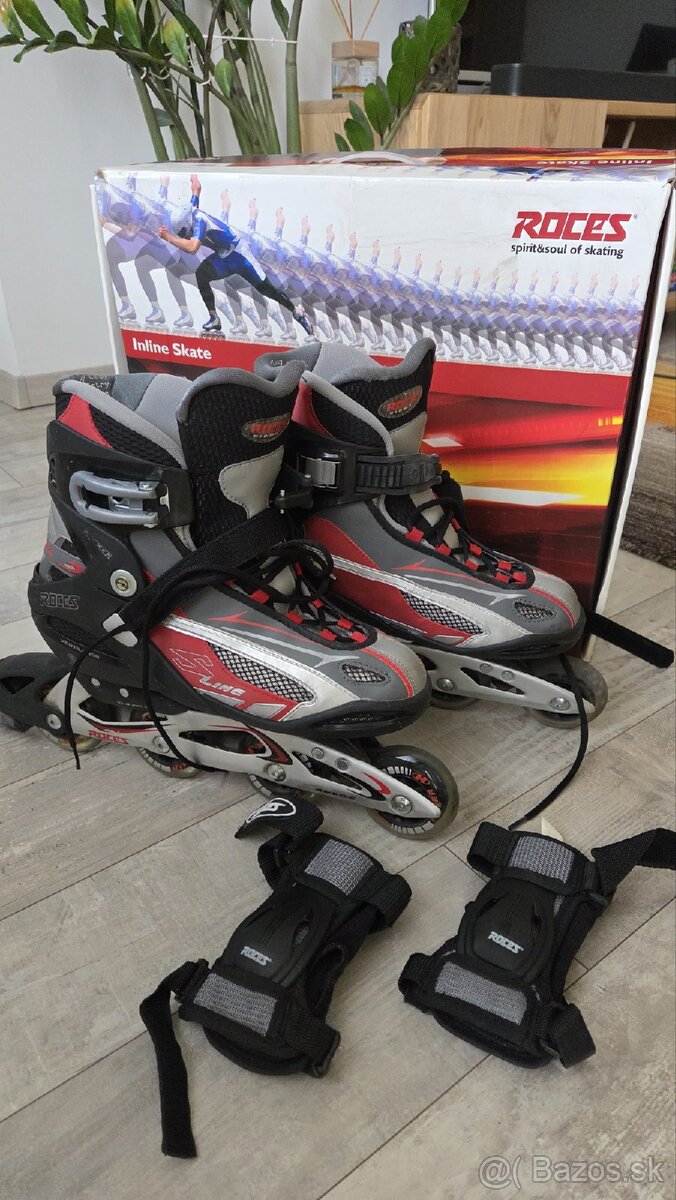 Inline korčule ROCES slim 201