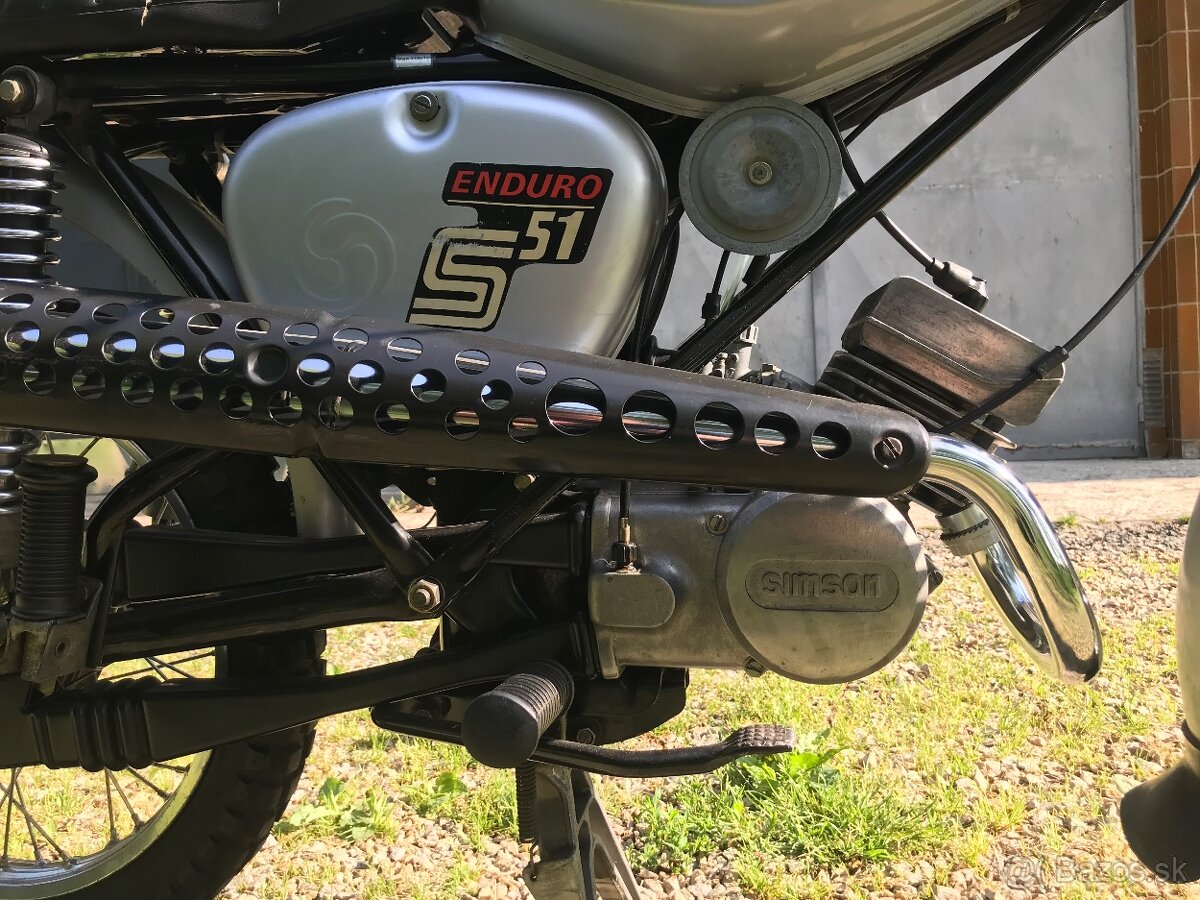 Simson S51 Enduro r.v.1986 - po jednom majiteli