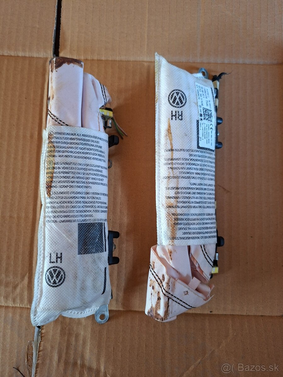 Bočné airbagy, sedačkove Škoda Octavia 3