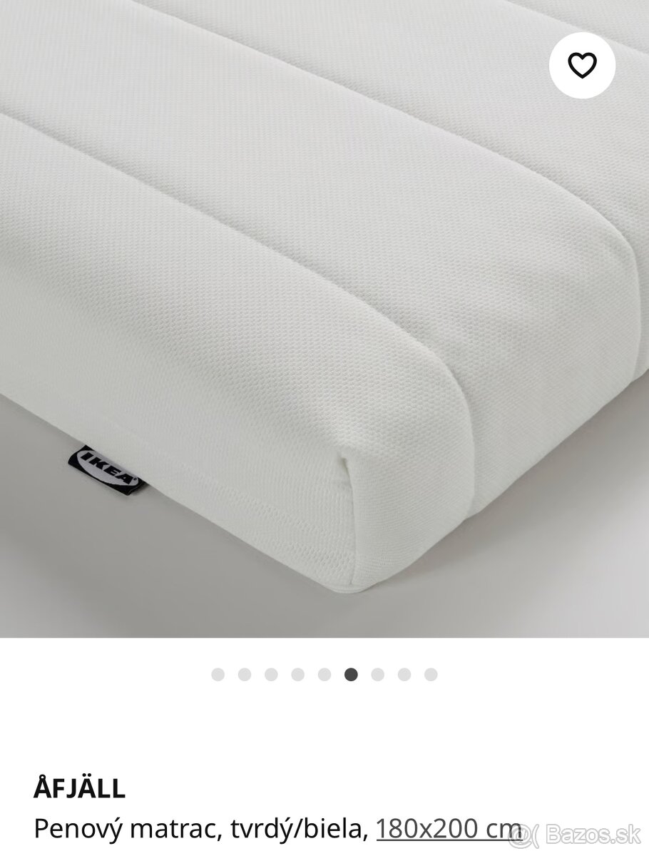 Matrac 180x200 IKEA penovy tvrdy