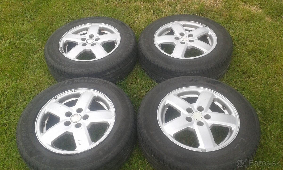 Skoda Oktavia 1-Elektrony+letne pneu 195/65/15" 5x100