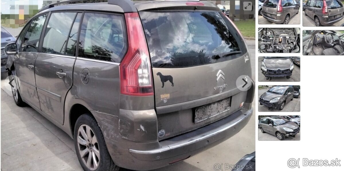 Citreon C4 Grand Picasso 2.0 HDI 2013 predám motor RH02, RHE