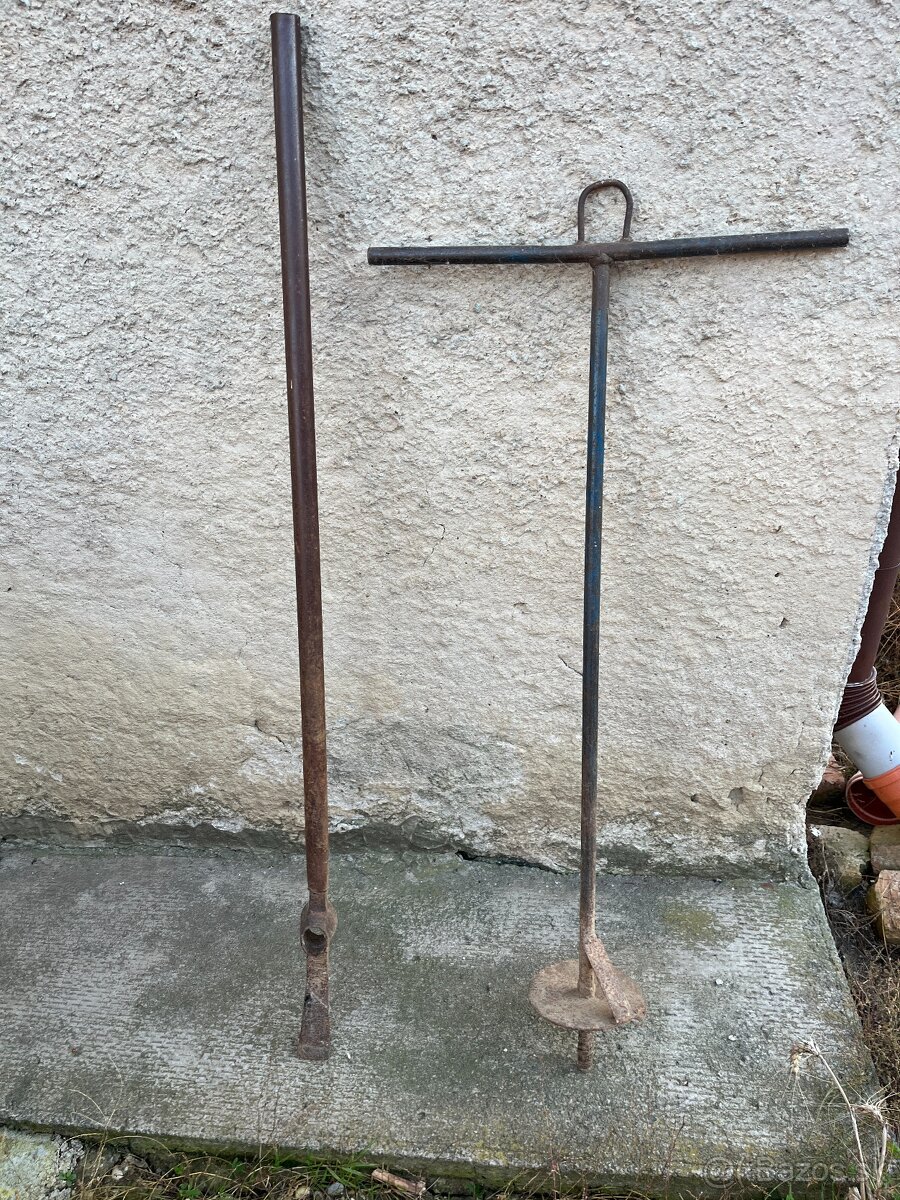 Predám ručný zemný vrták + priamy krompáč