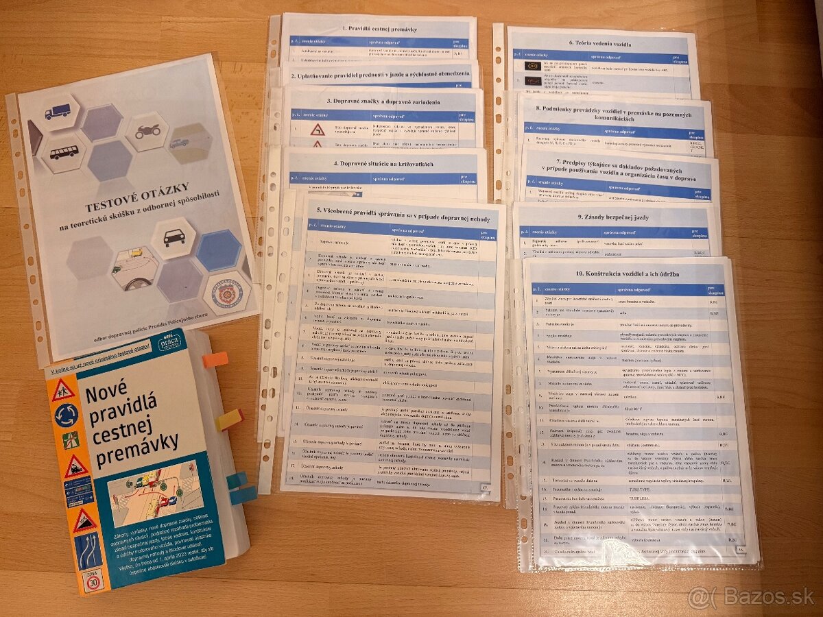 Nové pravidlá cestnej premávky platné od 1.1.2023+ Testy