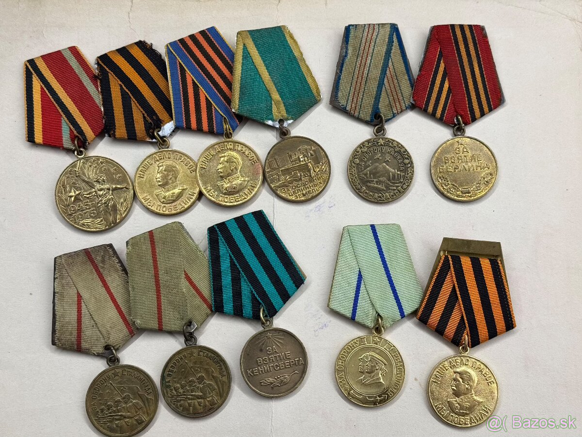 Sovietske WW2 vyznamenania
