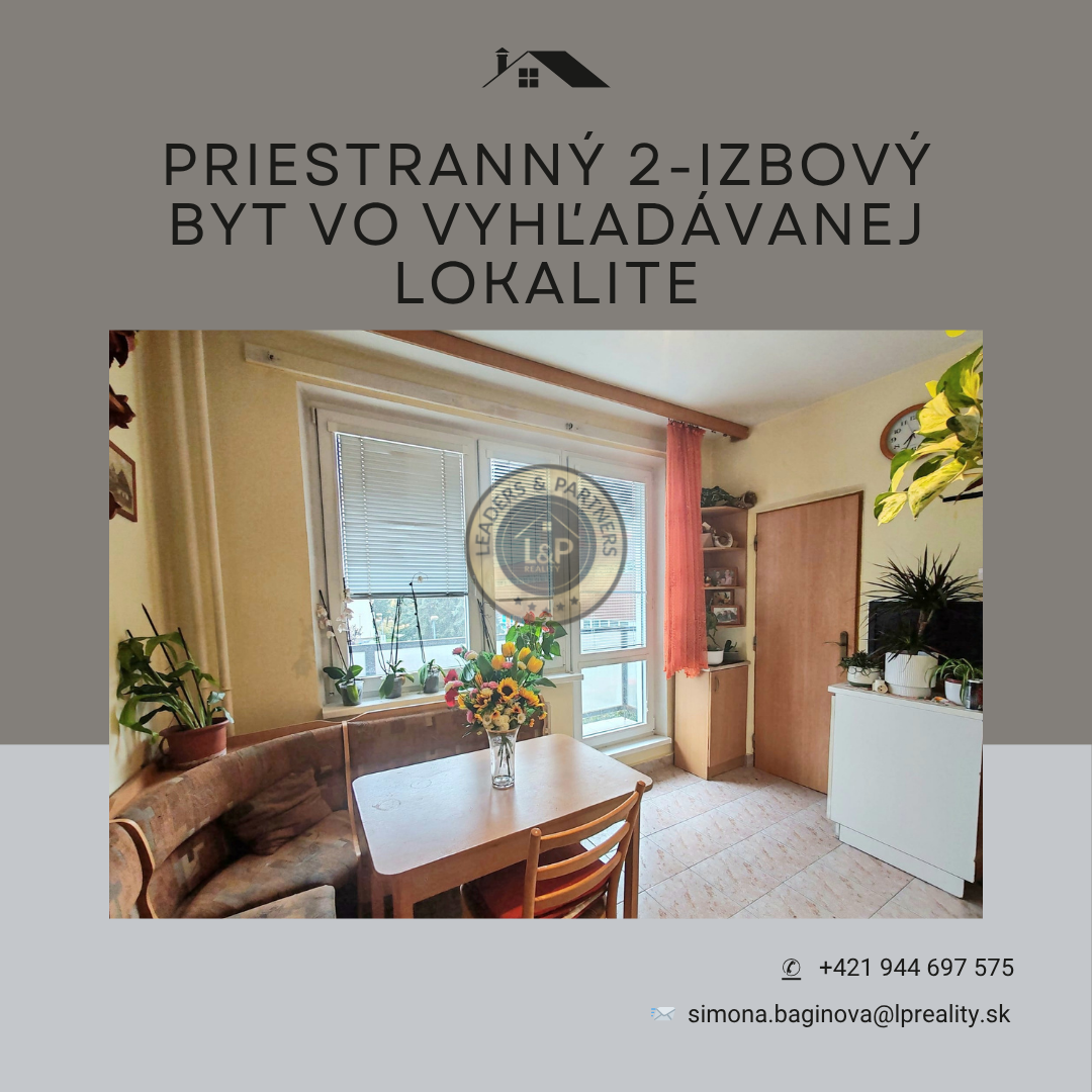 Rezervované - Skvelá príležitosť – 2-izbový byt pripravený n