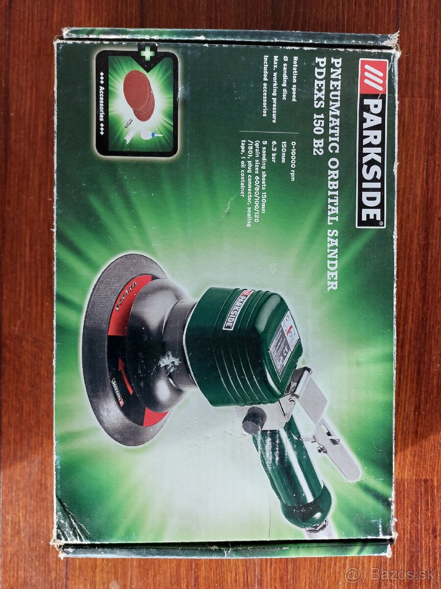 Pneumatická brúska Parkside PDEXS 150 B2