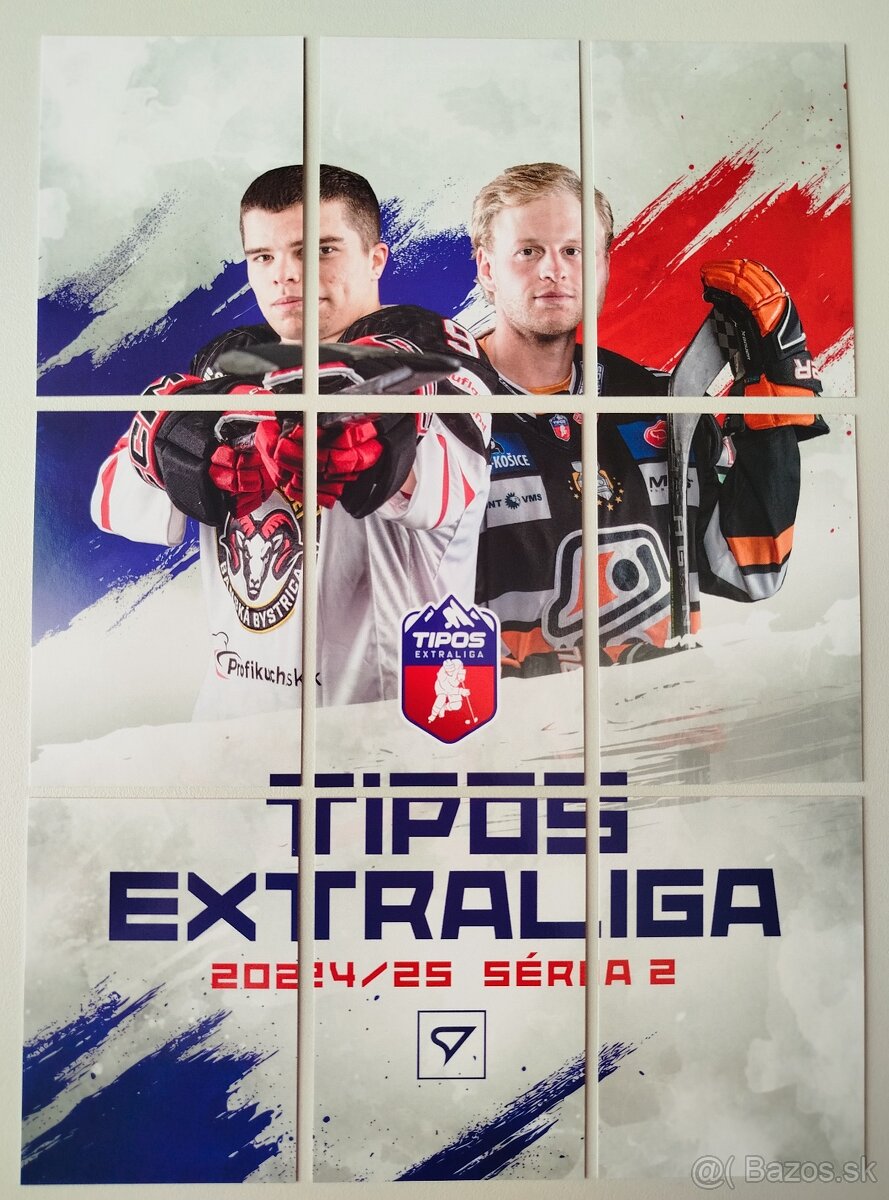 Hokejové kartičky TIPOS EXTRALIGA 2024/2025 - PUZZLE