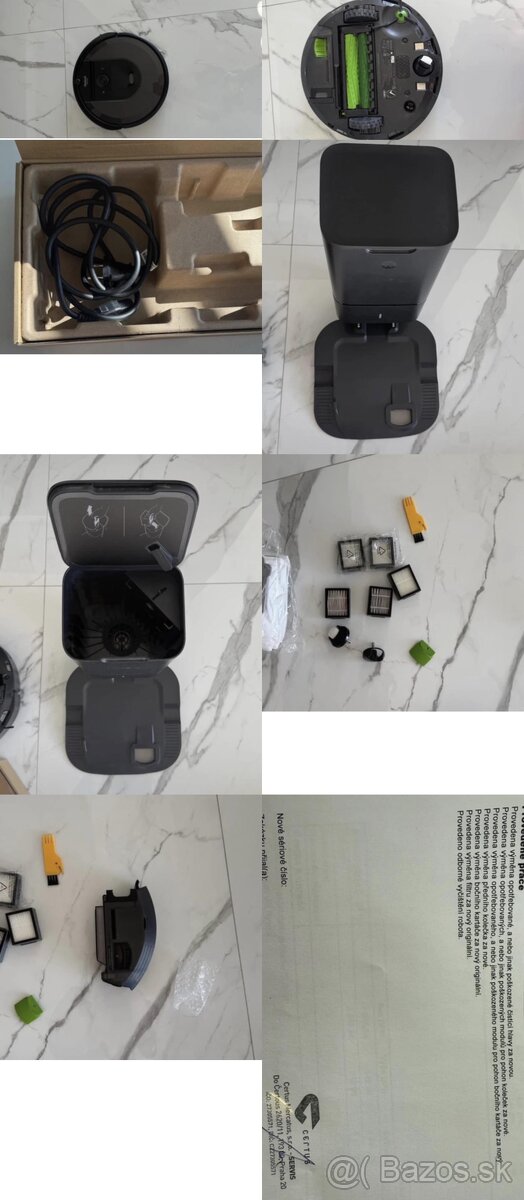 iRobot robotický vysávač + Clean Base, po servise
