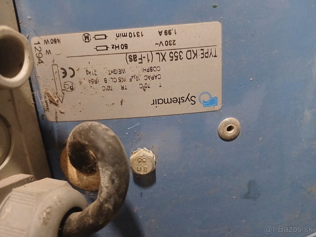 potrubný ventilátor KD 355 XL