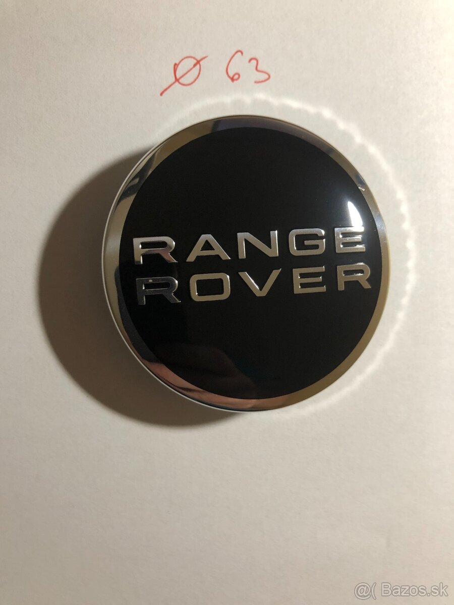 Stredové krytky Range Rover - priemer 63 mm