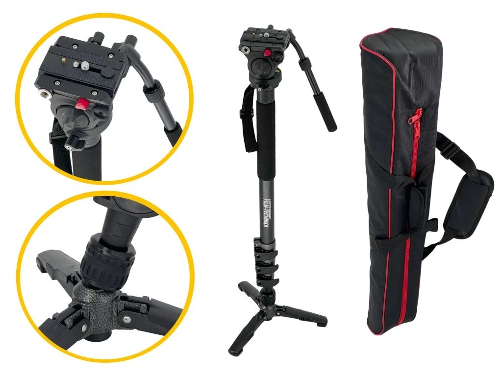 Profesionálny hliníkový video-foto monopod FTX 50A