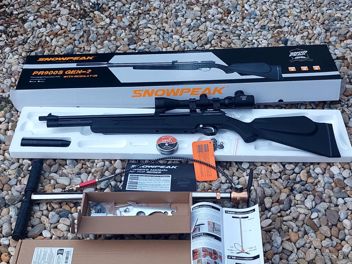 Snowpeak model PR900SGEN2 4,5mm+pumpa+puskohlad