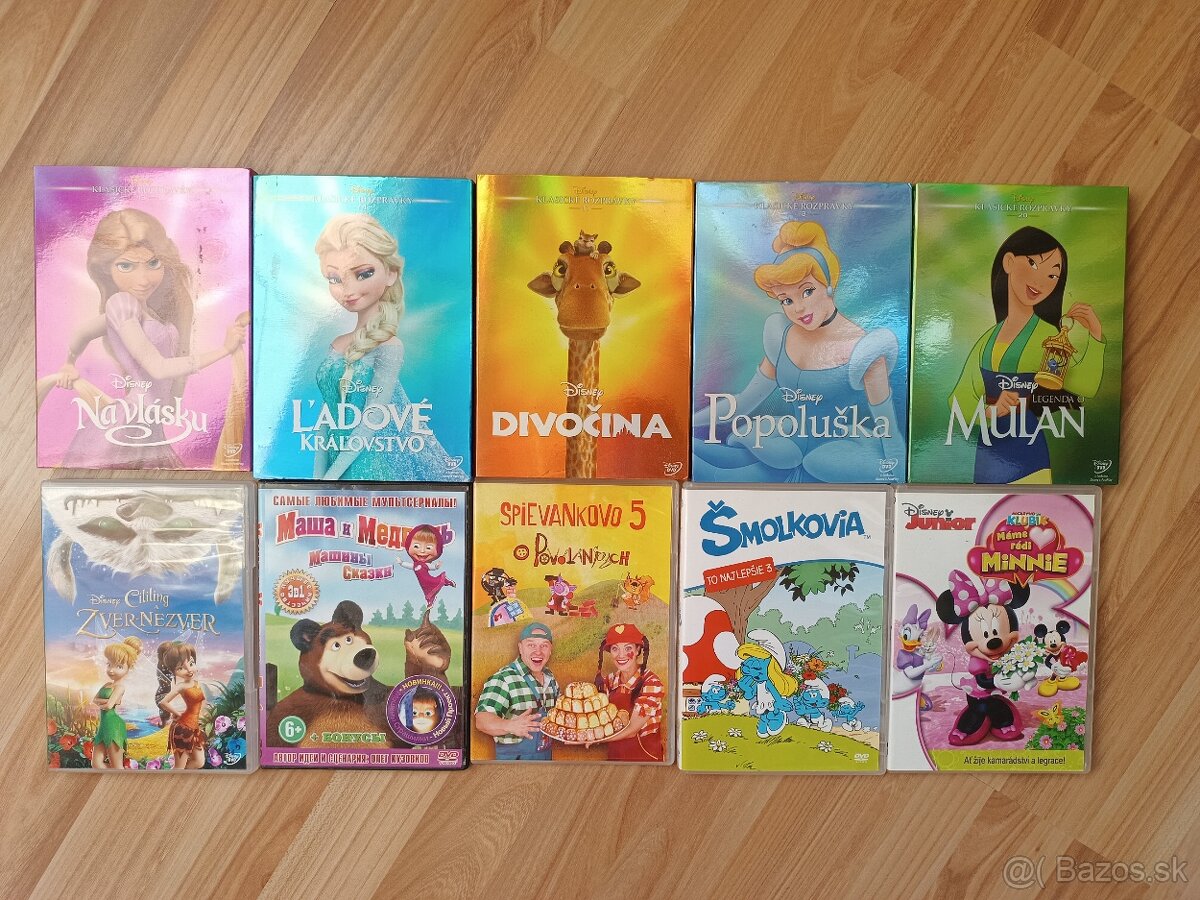 Predám rôzne detské DVD rozprávky