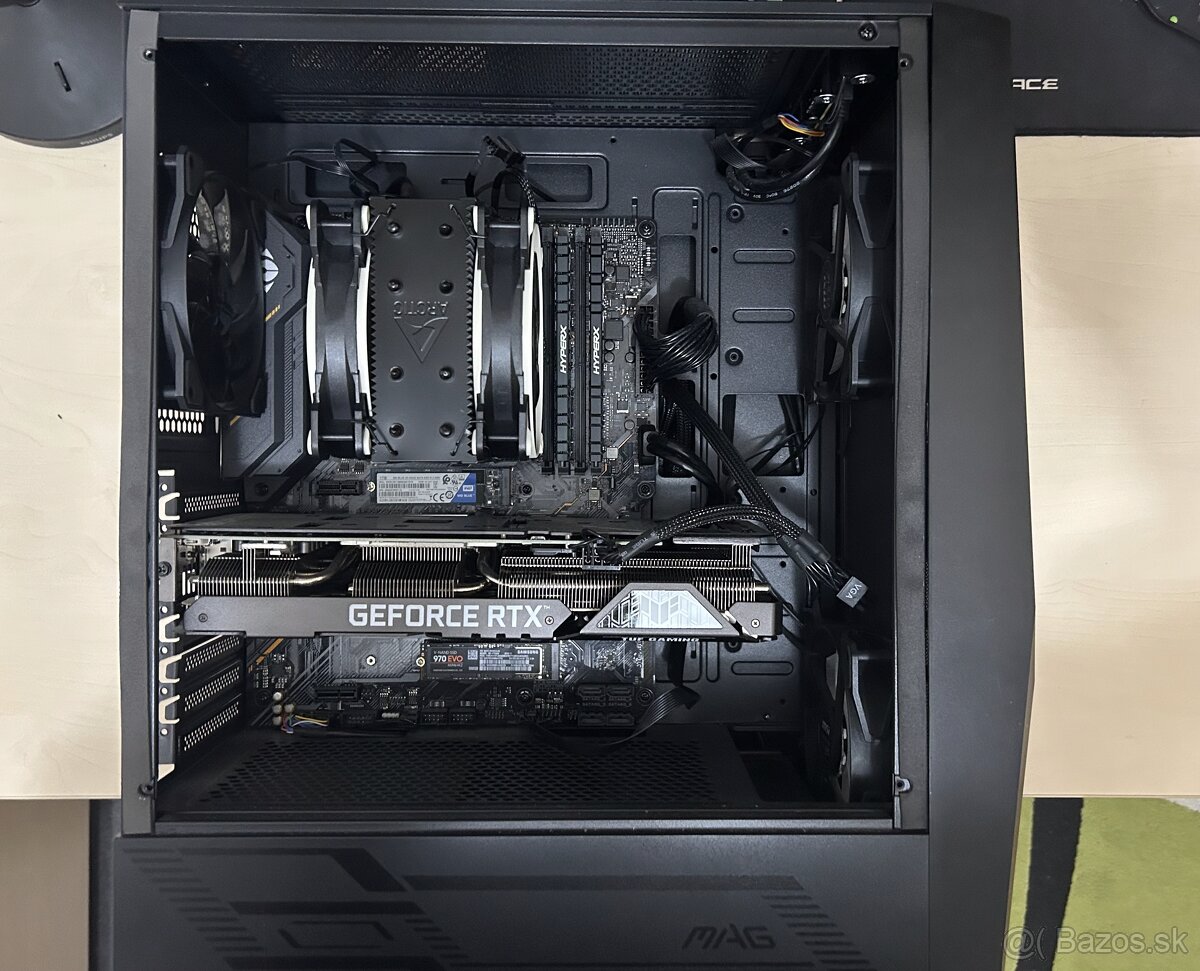 Herný PC, RTX 3060Ti, i5-10600F, 1.5TB SSD, 16GB RAM