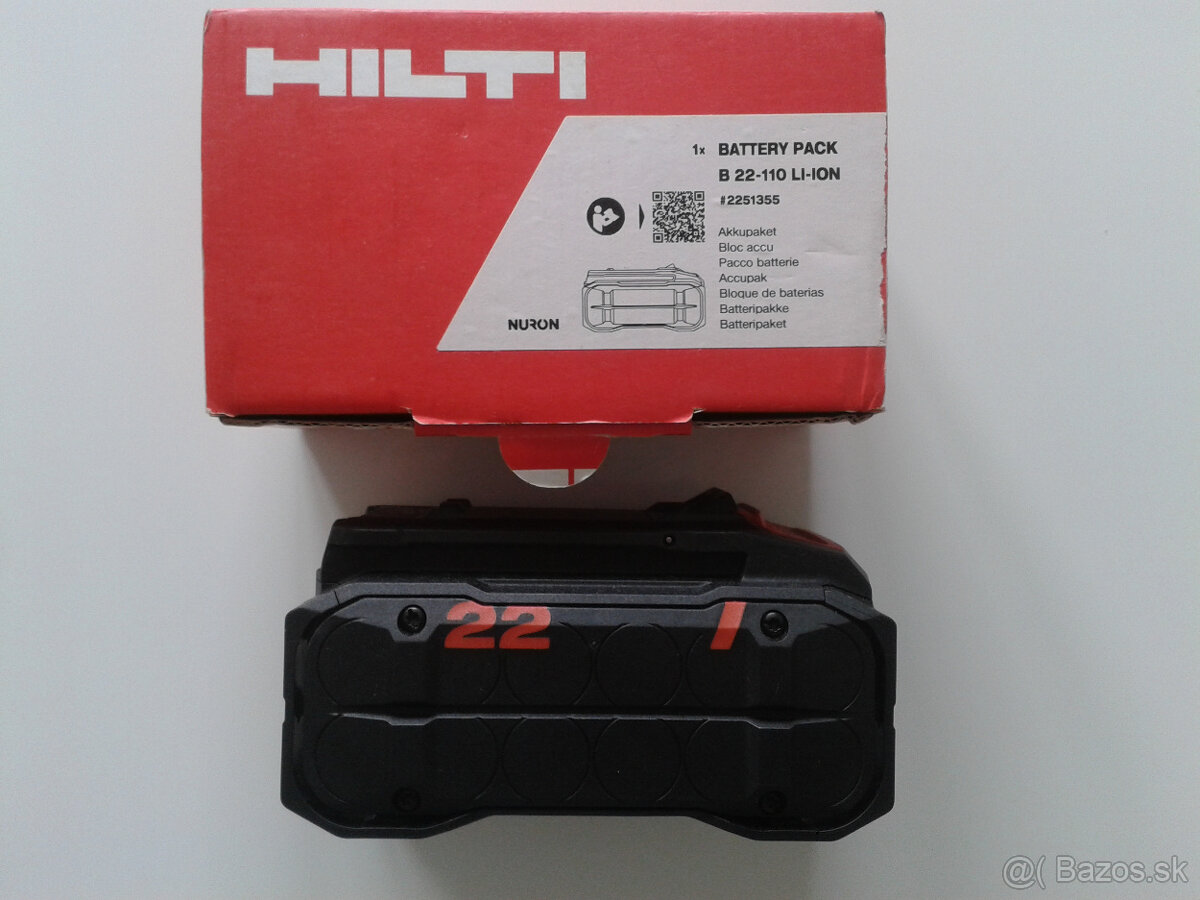 Hilti bateria B 22-110 Li-ion