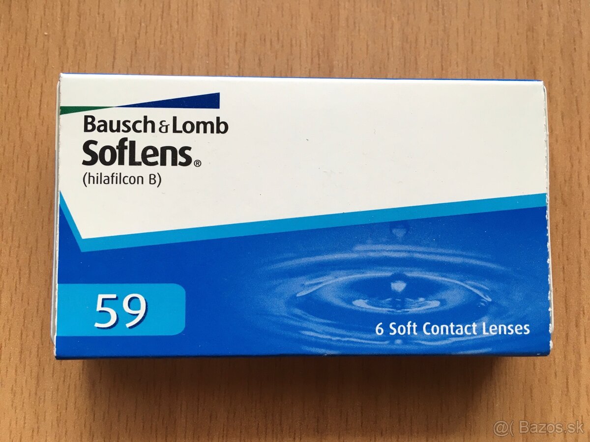 Predám mesačné šošovky značky Softlens, dioptria: -1,50