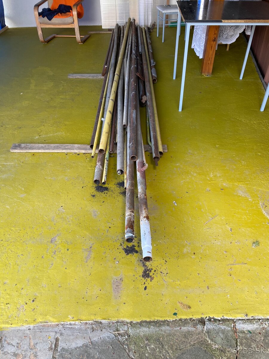 Kúrenárske rúry, rúra železná na kúrenie, plyn,