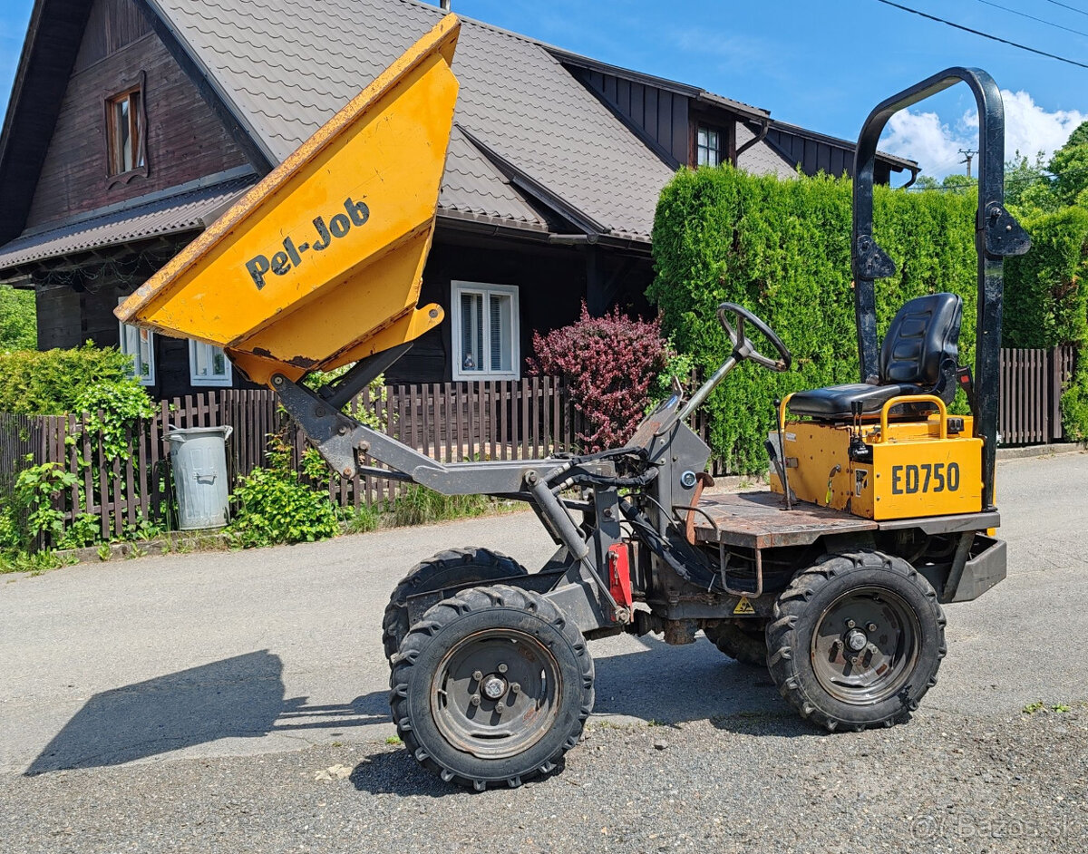 dumper / dampr Volvo ED750 s vysokozdvižným výklopem 4x4