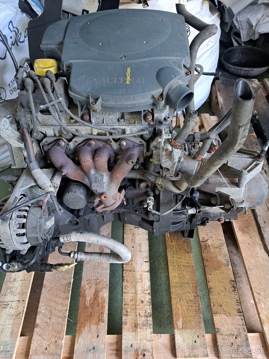 Motor K7JA7 Renault Thalia 1.4 8V 55kW 91 435km