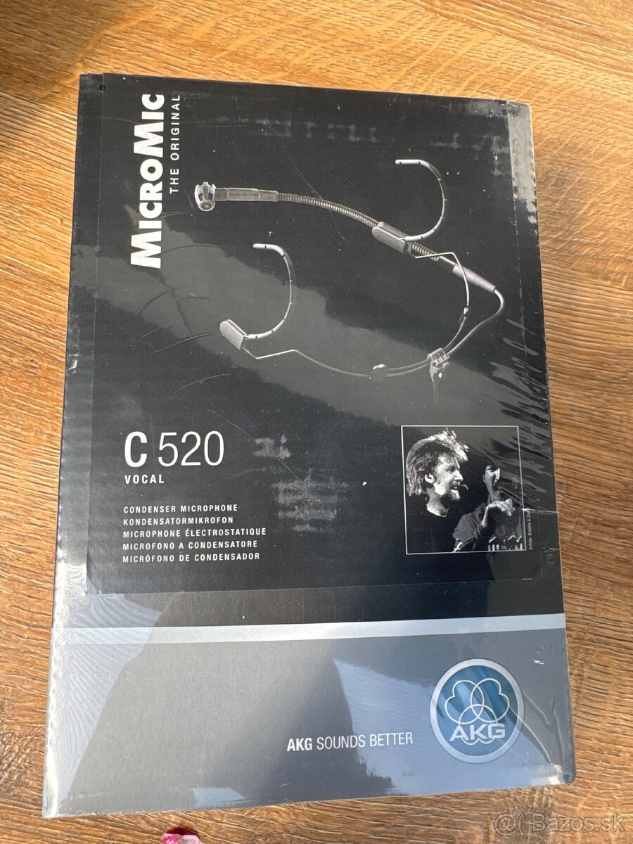 Nahlavovy mikrofon c520 AKG