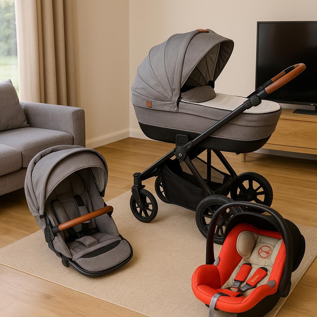 Predám kočík Kinderkraft a vajíčko Cybex Aton 5