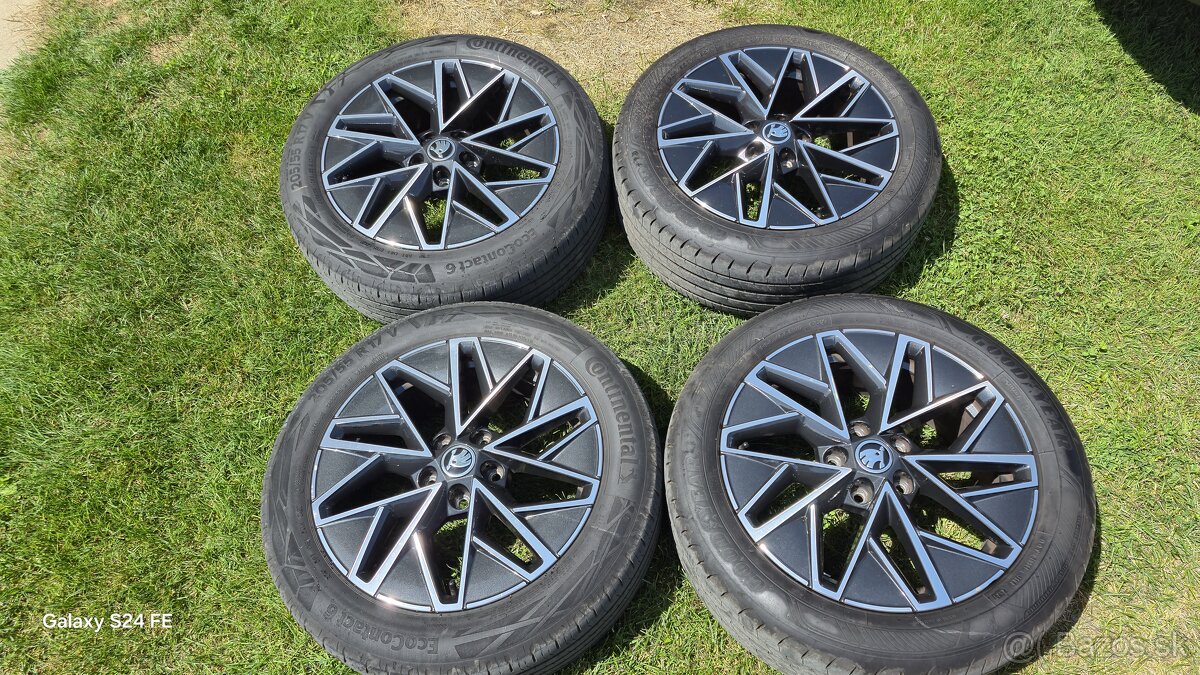 Predam hlinikove disky a letne pneumatiky 205/55/17,5x112