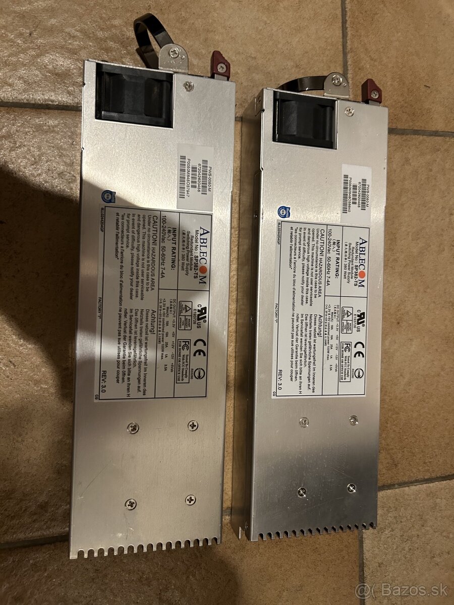 napajacie redundantne serverove zdroje zn. Ablecom