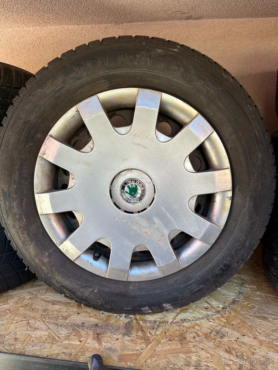 Zimné kolesa 4 kusy 5x112 r15. 195/65