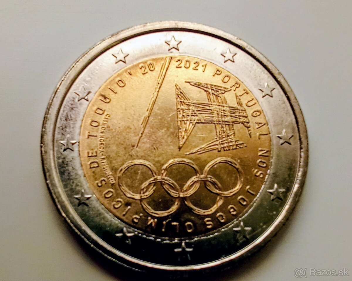 2 eurova minca Olympijské hry v Tokiju 2021