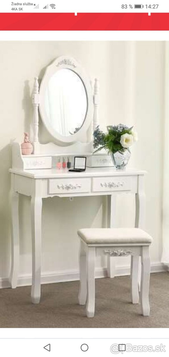 Kozmetický stolík
